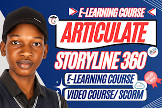create interactive elearning course with articulate 360, adobe captive and scorm