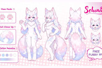 furry reference sheet furry art ref sheet nsfw furry reference sheet character