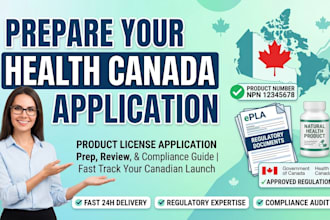 prepare your health canada npn product license application