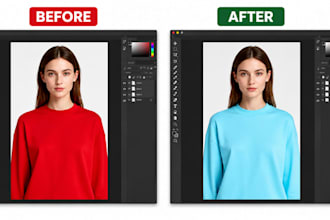 change outfit color, edit clothes, modify patterns, and retouch photos fast
