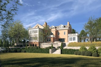 prepare uae luxury residential villa planning with 3d architecture visualization