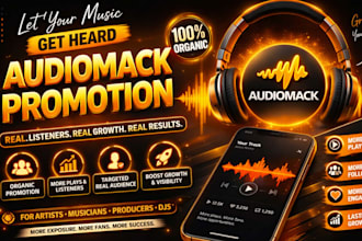 do audiomack music, organic, music playlist, audiomack promotion, music promotio