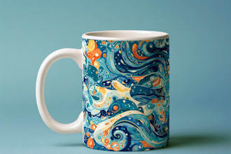 do coffee mug design, custom mug design
