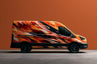 vehicle wrap, car wrap design