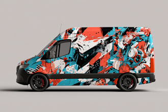 car wrap, car wrap design , van wrap design