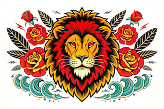make a traditional or neo traditional oldschool tattoo