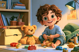draw children illustrations for books