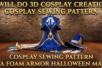 3d cosplay creation cosplay sewing pattern eva foam armor halloween mask