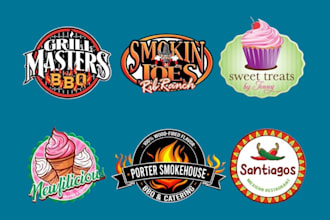 design professional restaurant, cafe, and food brand logo