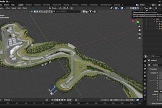 do custom sim racing track and circuit build for assetto corsa