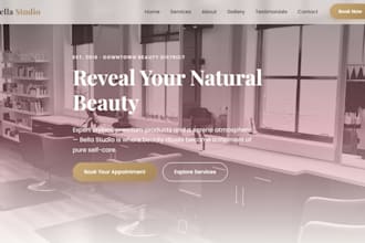 build a professional website for your small business