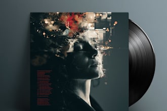 design album cover art or single cover artwork