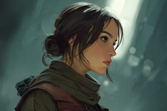 create epic sci fi character art for your futuristic universe