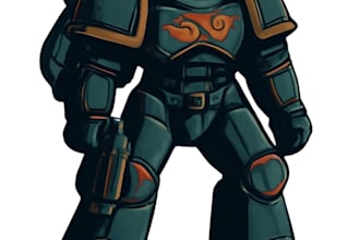 create warhammer 40k art