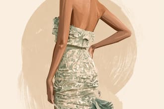 draw a fashion illustration