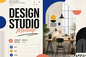 design event flyer or poster