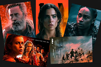 craft hollywood style blockbuster poster key art
