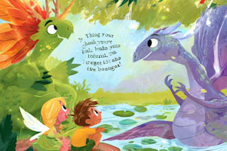 illustrate childrens book pages