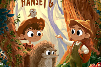 illustrate your childrens picture book for amazon KDP