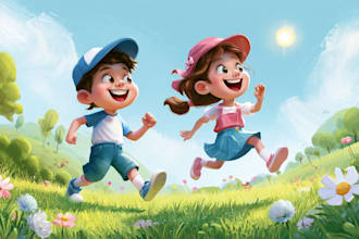 children book illustration and children book illustration