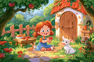 do children book illustration