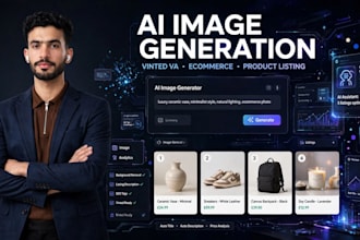 be your vinted ecommerce virtual assistant and ai image generation expert