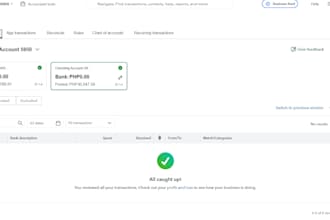 match invoices with deposits, categorize transactions, reconcile bank statements