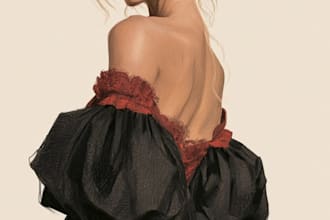 draw a fashion illustration