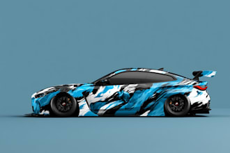 car wrap design, van wrap design