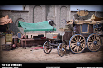 create realistic 3d props models and assets