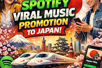 organic spotify music promotion spotify viral music playlist to japan audience