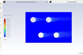 perform ansys, fea and cfd simulations