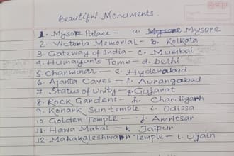 provide a personalized handwriting service