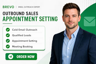 outbound sales apppointment setting email outreach meeting booking