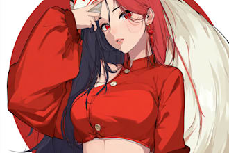 draw anime or manga nsfw and sfw art