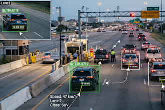 build real time vehicle tracking with license plate recognition