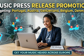 promote your music press release in portugal austria switzerland belgium denmark