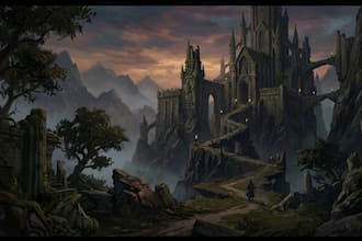 create environment concept art and background