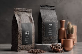 professional packaging design, honey label, spice label