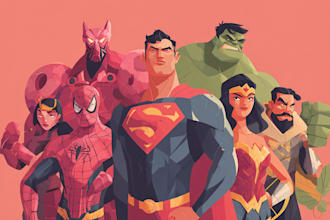 make super hero character design