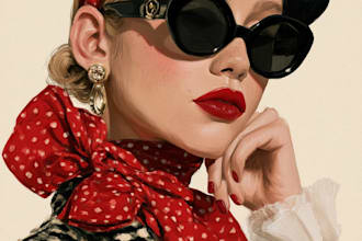 sketch a fashion illustration