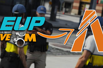 design and install custom fivem clothing eup ems gang vest kuttes biker clothing