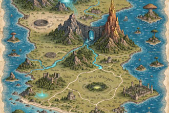do a high quality fantasy map