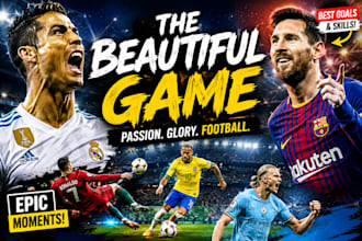 create a stunning monetizable football or soccer video