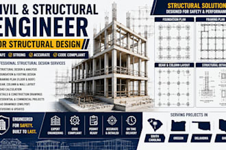 civil and structural engineer for structural design in south carolina or ok oh