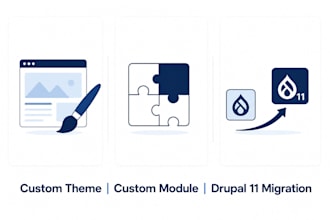 develop, customize and fix your drupal website