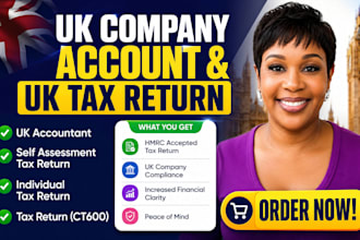 be UK accountant for UK vat return, self assessment, ct600