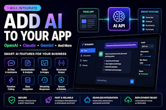 integrate openai claude gemini or ai apis into your web app