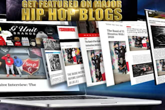 promote your music on a major hip hop music blog or magazine in usa