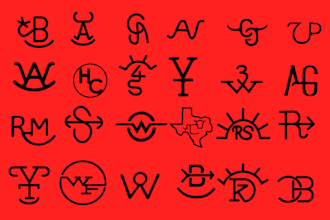 design or redesign cattle brand western logo